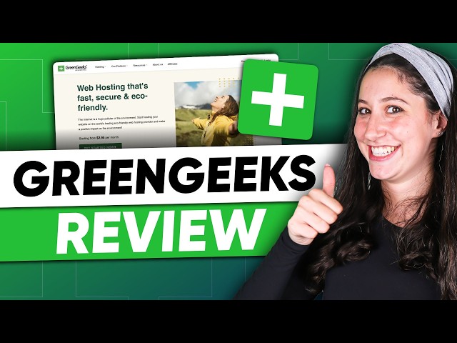 GreenGeeks web hosting YouTube ranking thumbnail